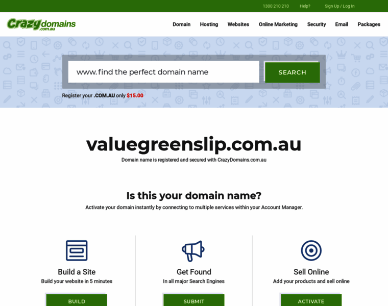 Valuegreenslip.com.au thumbnail