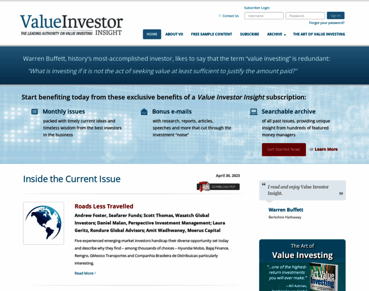 Valueinvestorinsight.com thumbnail