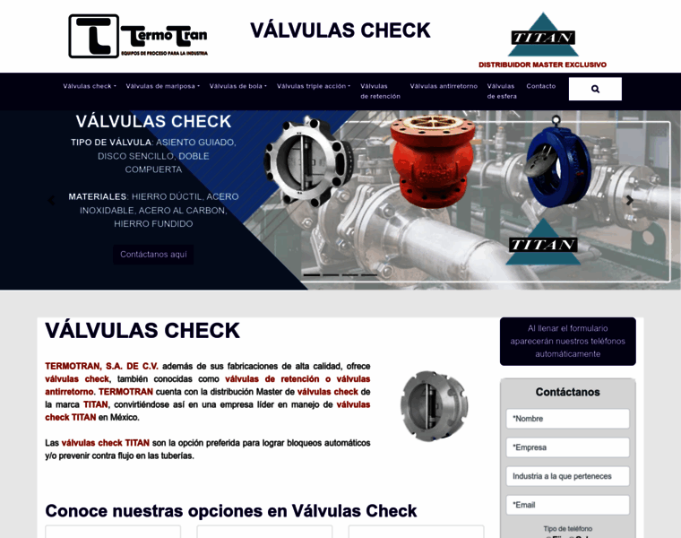 Valvulas-check-titan.com thumbnail