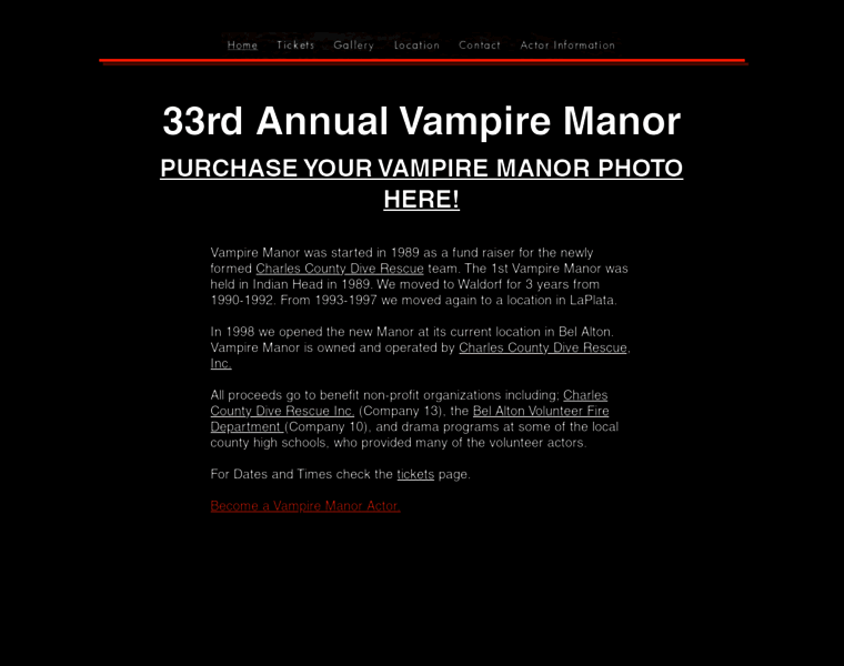 Vampiremanor.com thumbnail