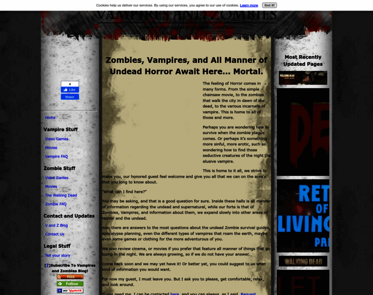 Vampiresandzombies.com thumbnail