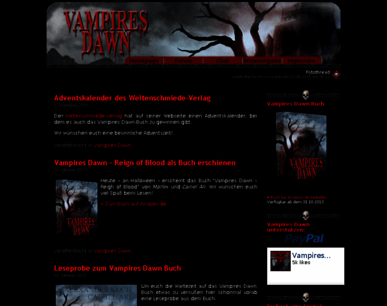 Vampiresdawn.org thumbnail