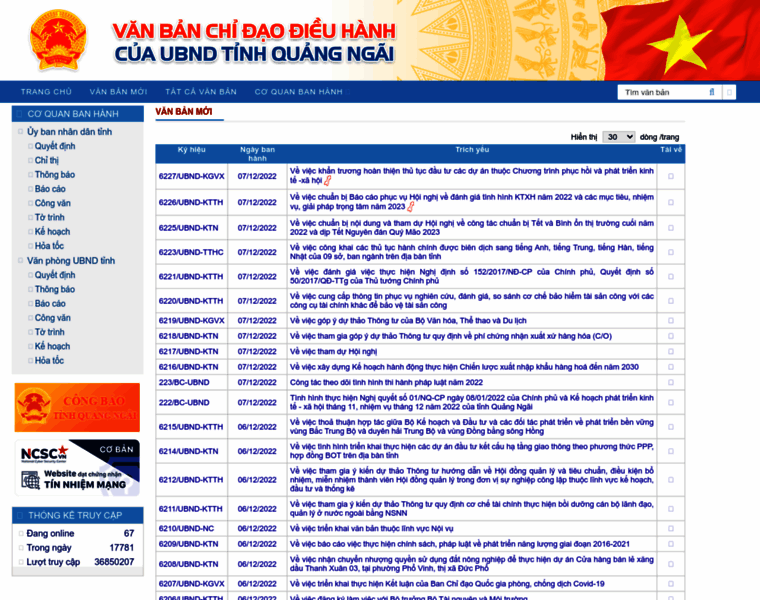 Vanban.quangngai.gov.vn thumbnail