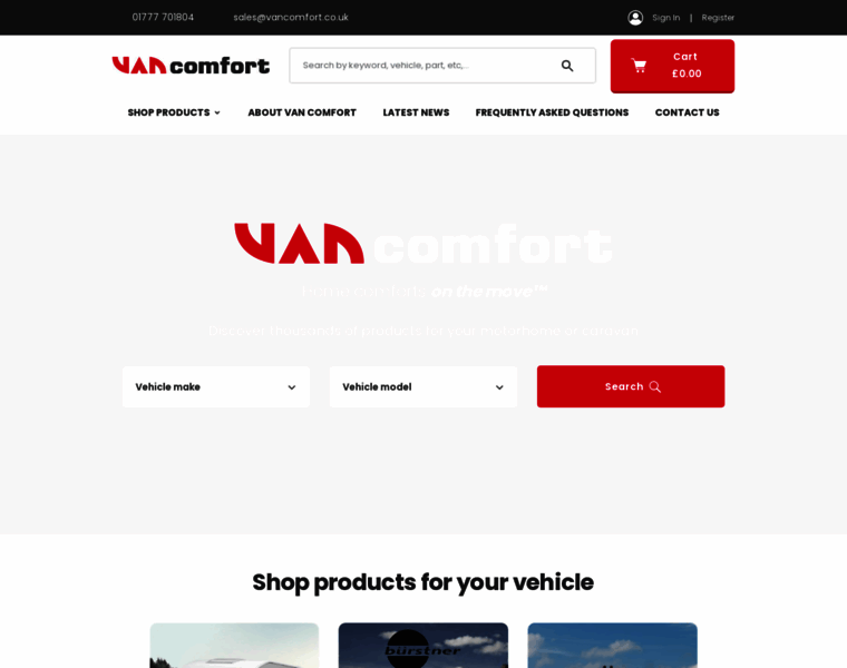 Vancomfort.co.uk thumbnail