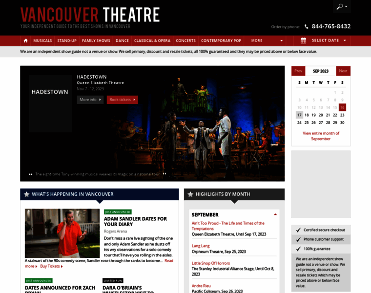 Vancouver-theatre.com thumbnail