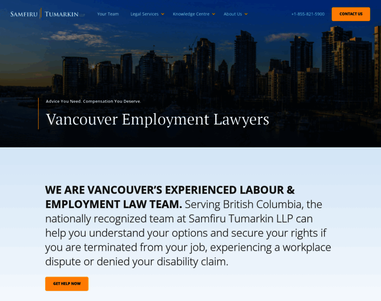 Vancouveremploymentlawyers.com thumbnail
