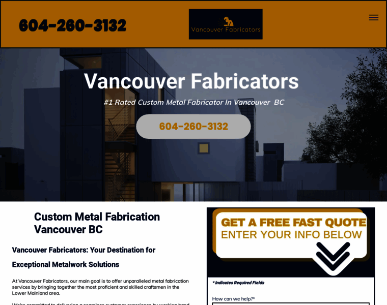 Vancouverfabricators.com thumbnail