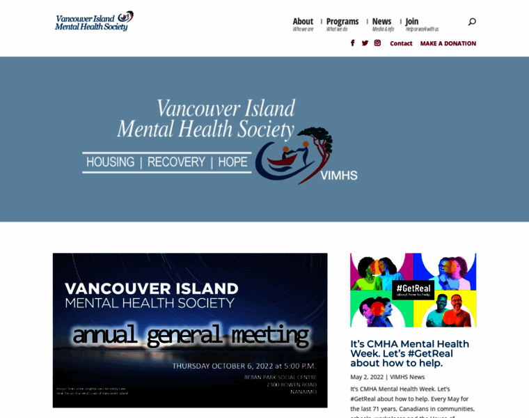 Vancouverislandmentalhealthsociety.org thumbnail