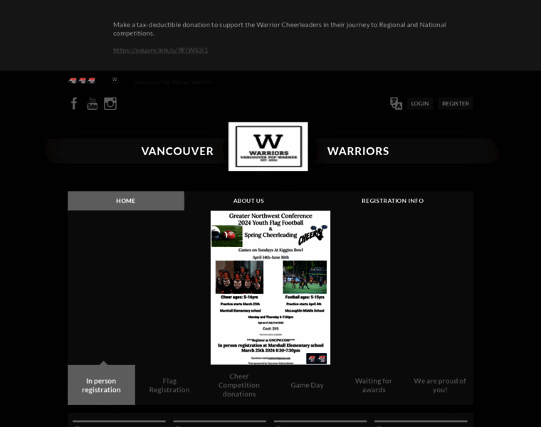 Vancouverpopwarnerwarriors.com thumbnail