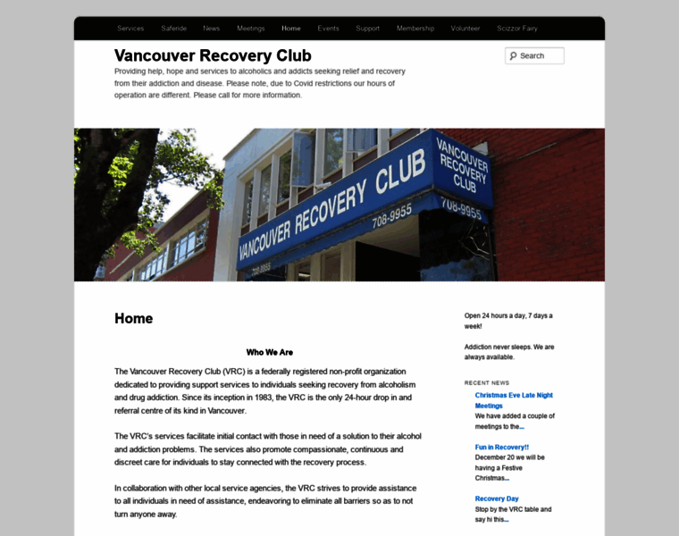Vancouverrecoveryclub.com thumbnail
