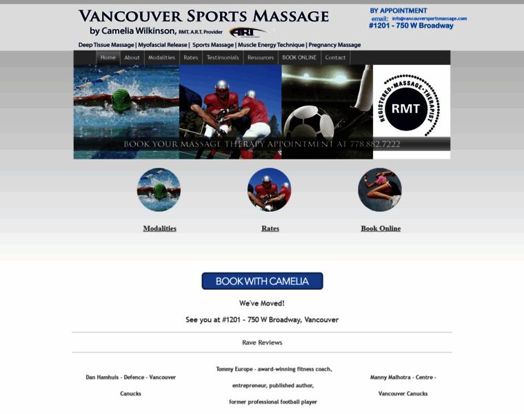 Vancouversportsmassage.com thumbnail