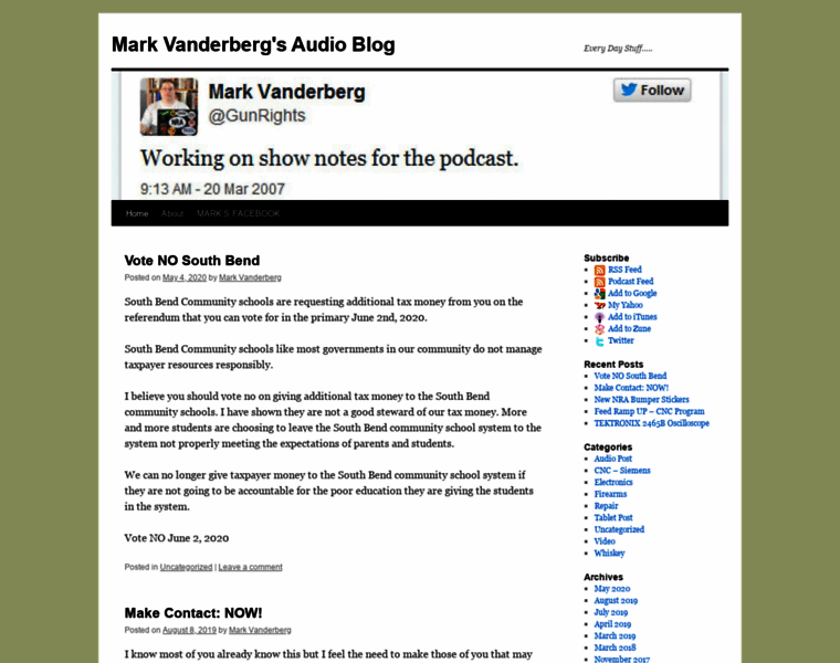 Vanderberg.org thumbnail