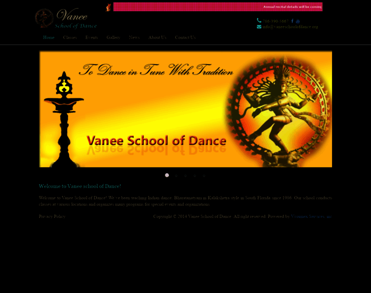 Vaneeschoolofdance.org thumbnail