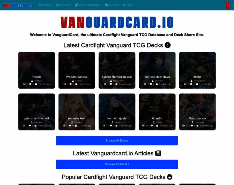 Vanguardcard.io thumbnail