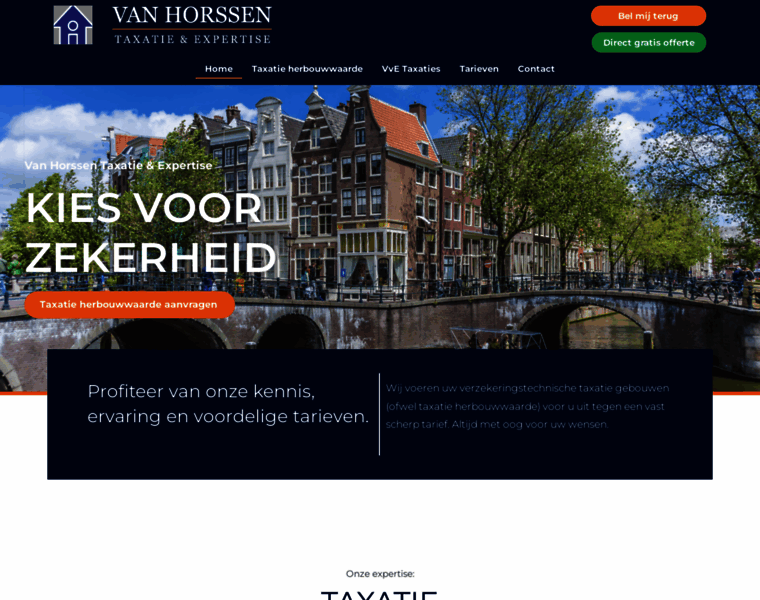 Vanhorssentaxaties.nl thumbnail