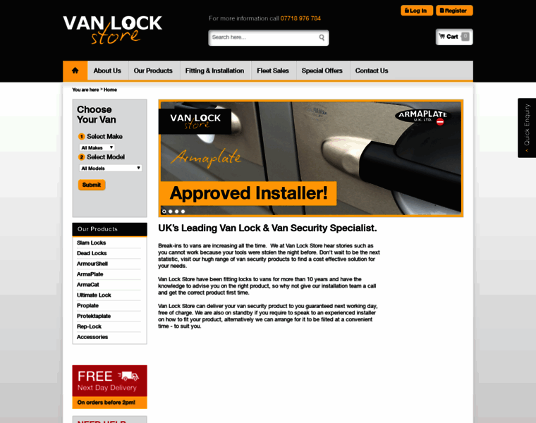 Vanlockstore.co.uk thumbnail