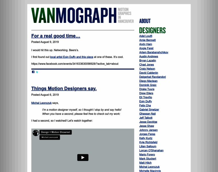 Vanmograph.com thumbnail