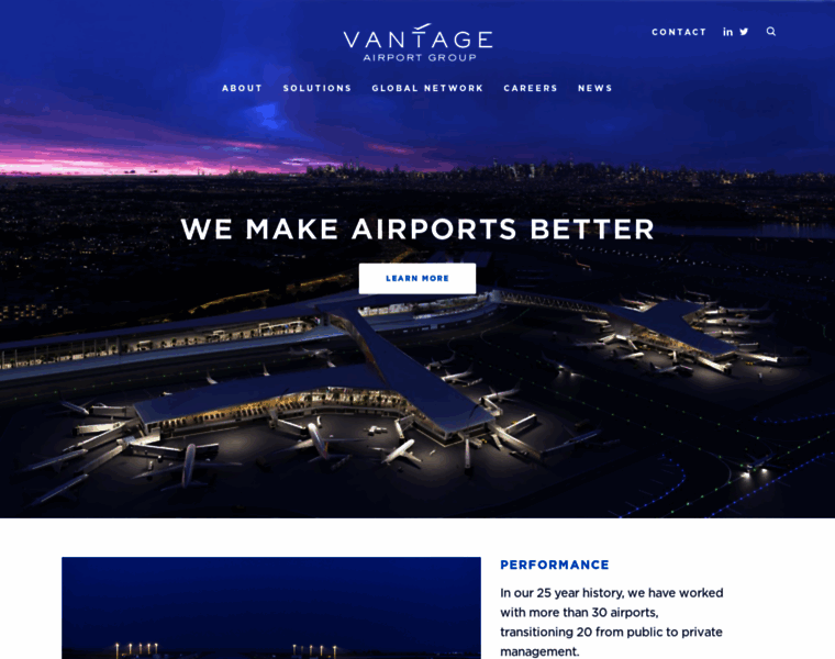 Vantageairportgroup.com thumbnail