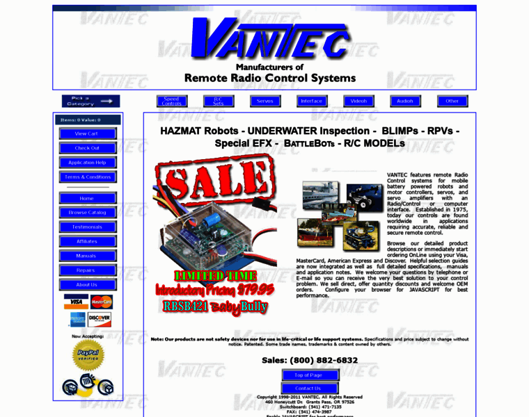 Vantec.com thumbnail