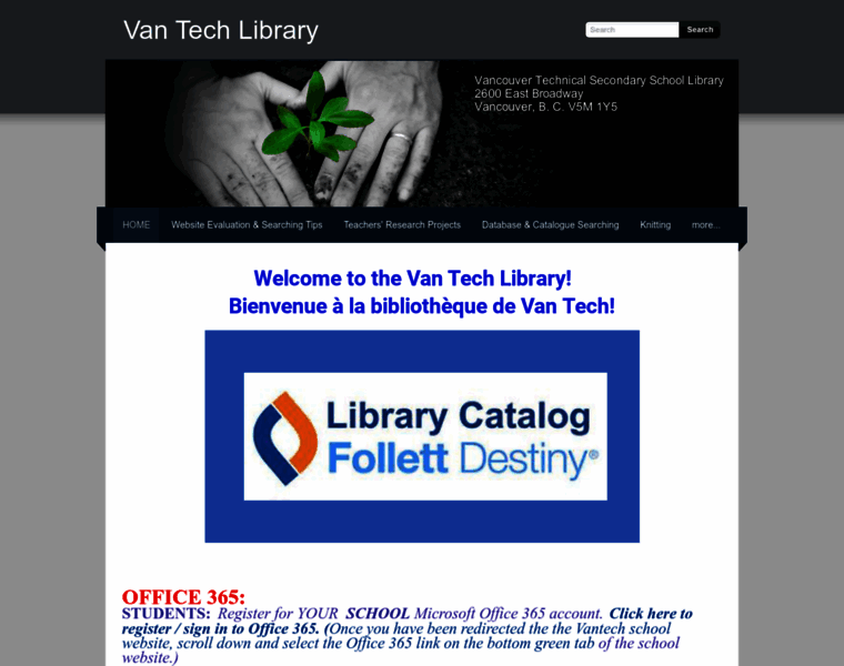 Vantechlibrary.org thumbnail