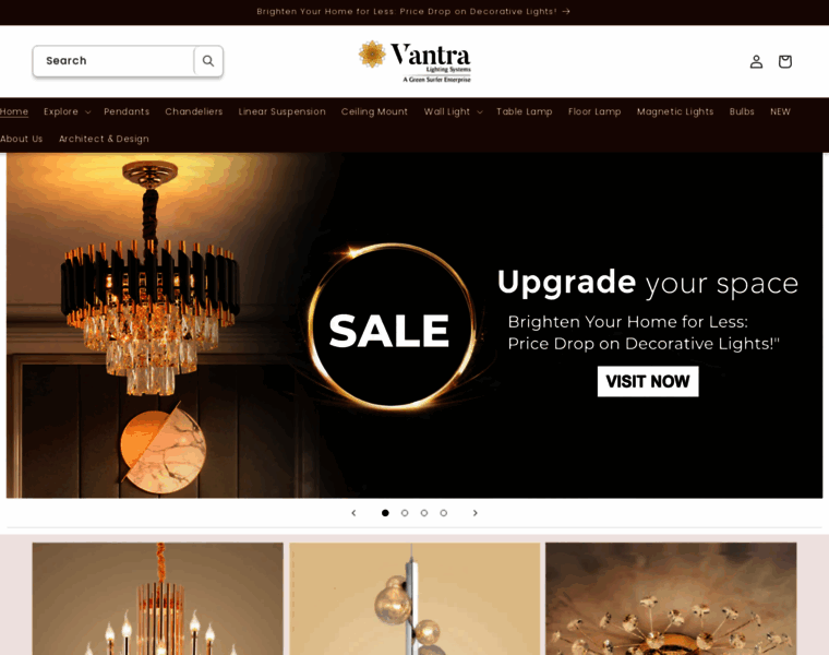 Vantralighting.com thumbnail