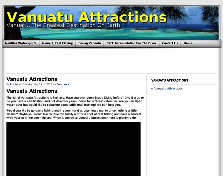 Vanuatuattractions.com thumbnail