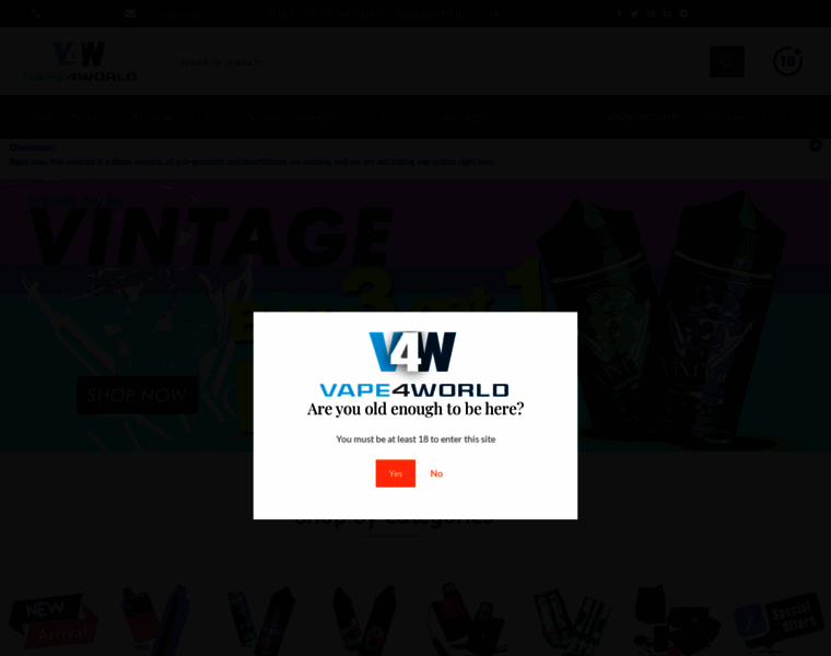 Vape4world.co.uk thumbnail