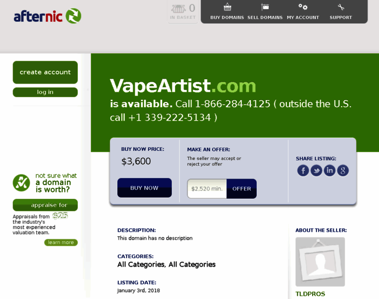 Vapeartist.com thumbnail