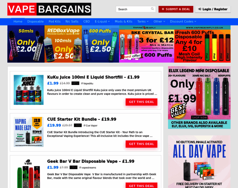 Vapebargains.co.uk thumbnail