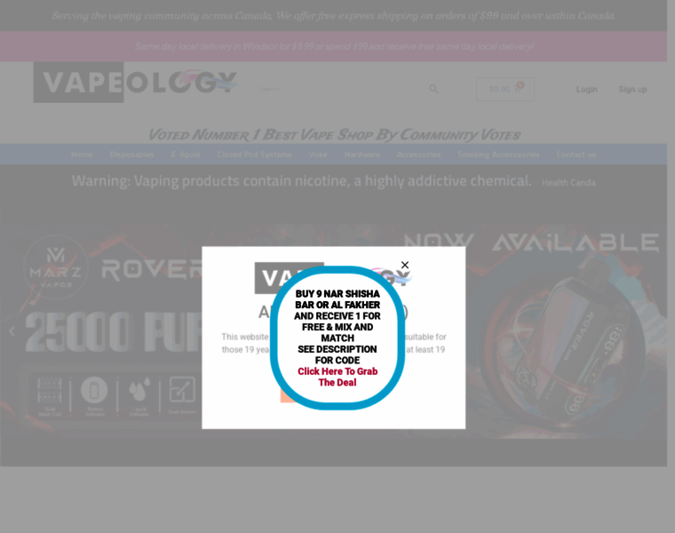 Vapeology.ca thumbnail Vapeology.ca thumbnail