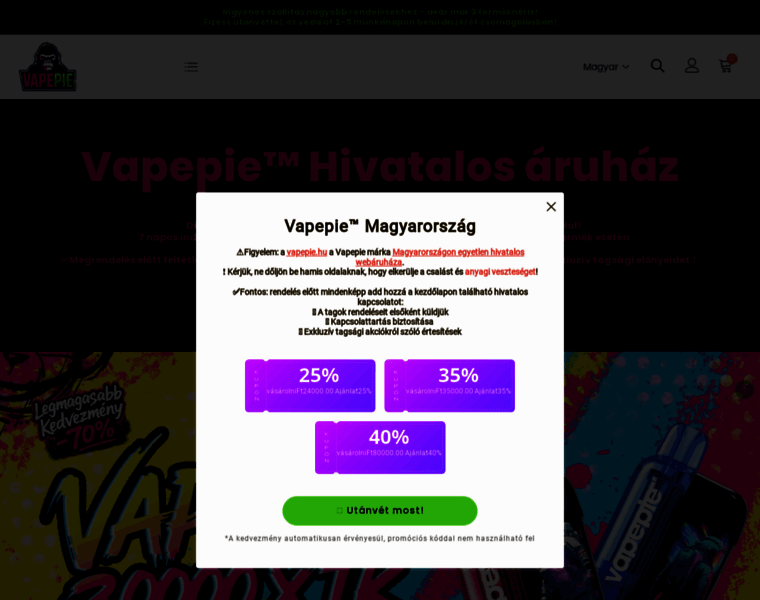 Vapepie.hu thumbnail