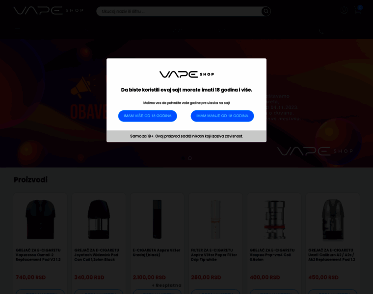 Vapeshop.rs thumbnail