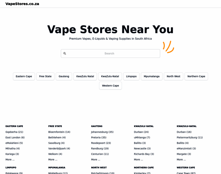 Vapestores.co.za thumbnail