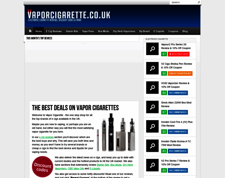 Vaporcigarette.co.uk thumbnail