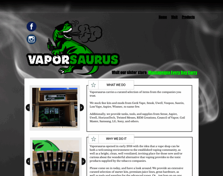 Vaporsaurus.com thumbnail