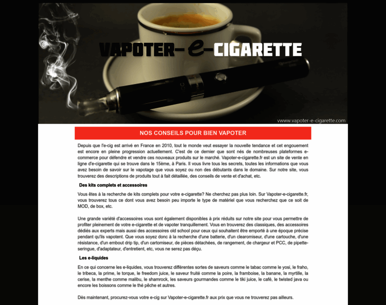 Vapoter-e-cigarette.fr thumbnail