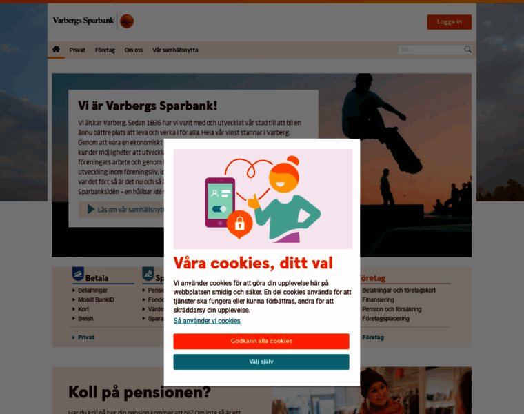 Varbergssparbank.se thumbnail