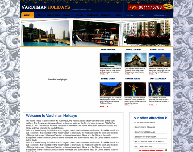 Vardhmanholidays.com thumbnail
