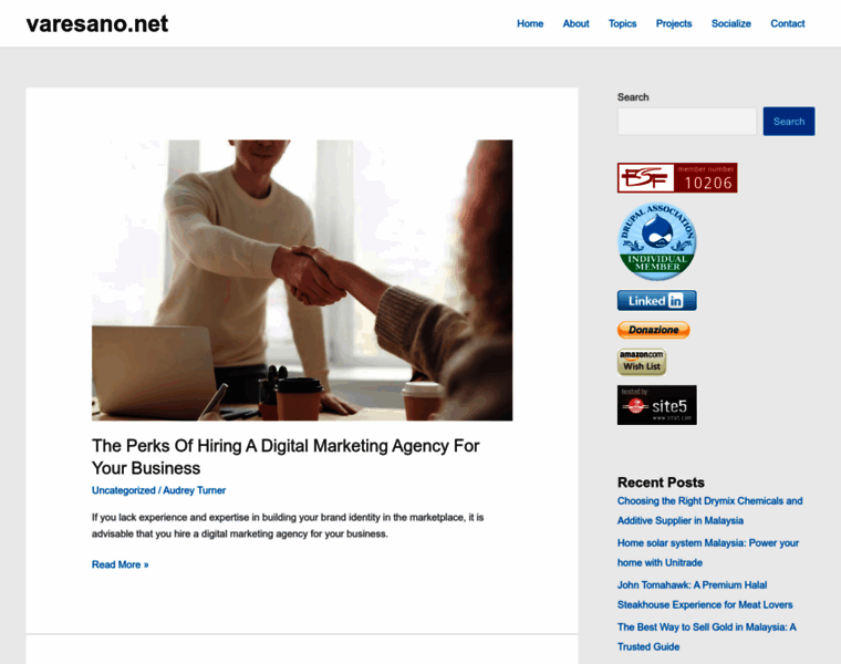 Varesano.net thumbnail