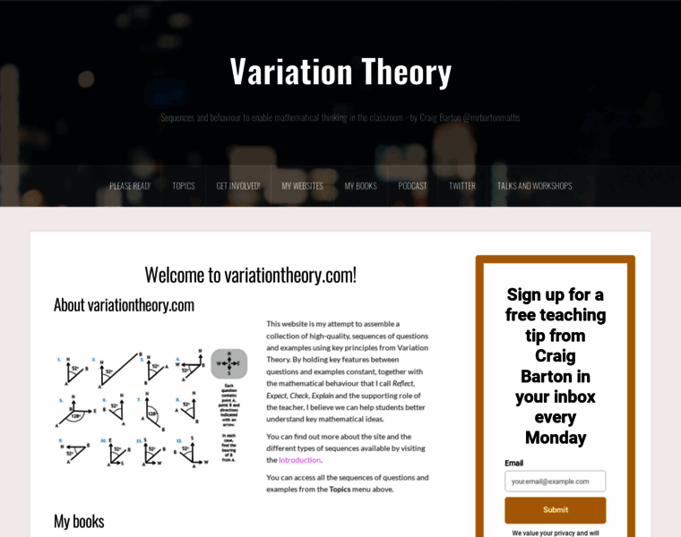 Variationtheory.com thumbnail