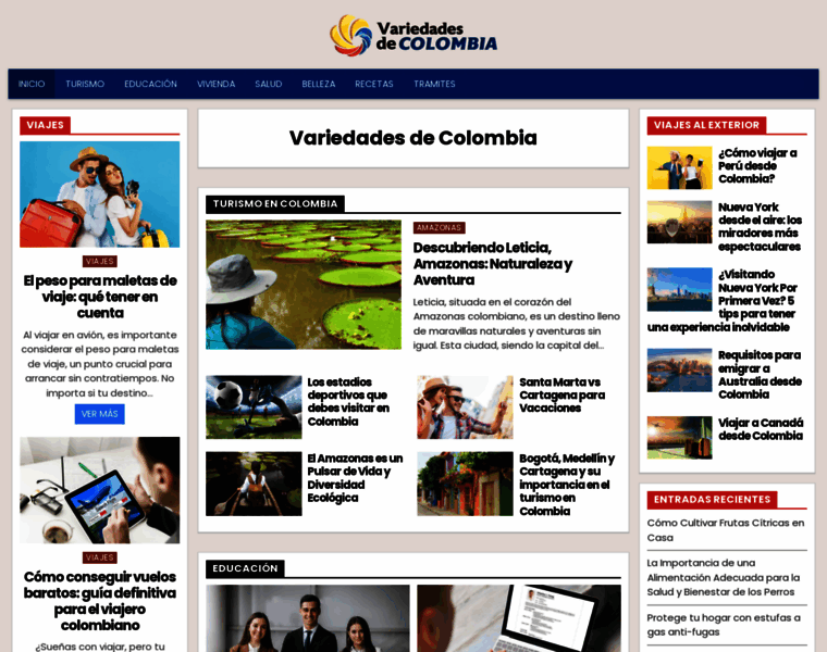 Variedadesdecolombia.com thumbnail