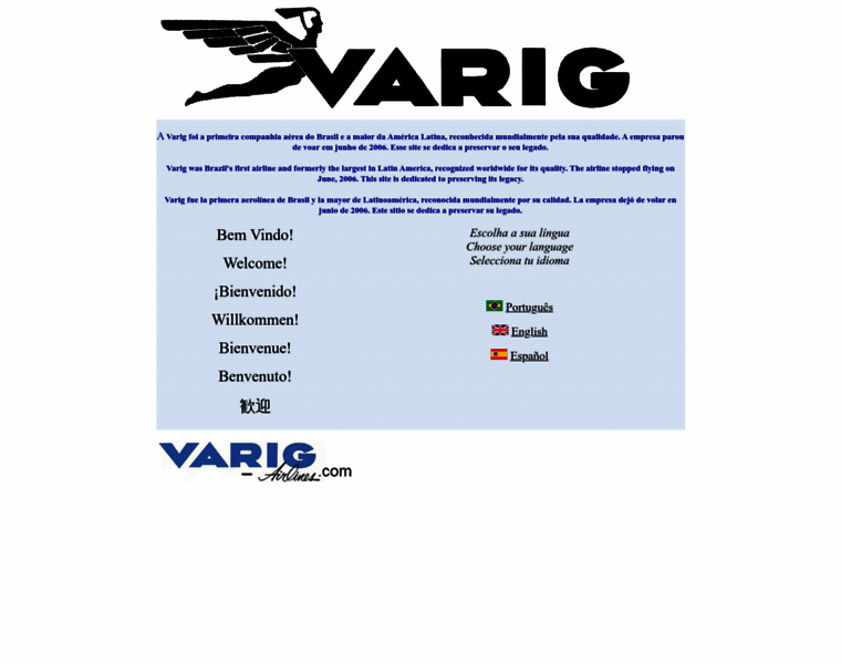 Varig-airlines.com thumbnail