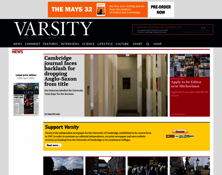 Varsity.co.uk thumbnail
