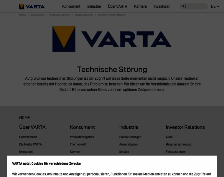 Varta-storage-portal.com thumbnail