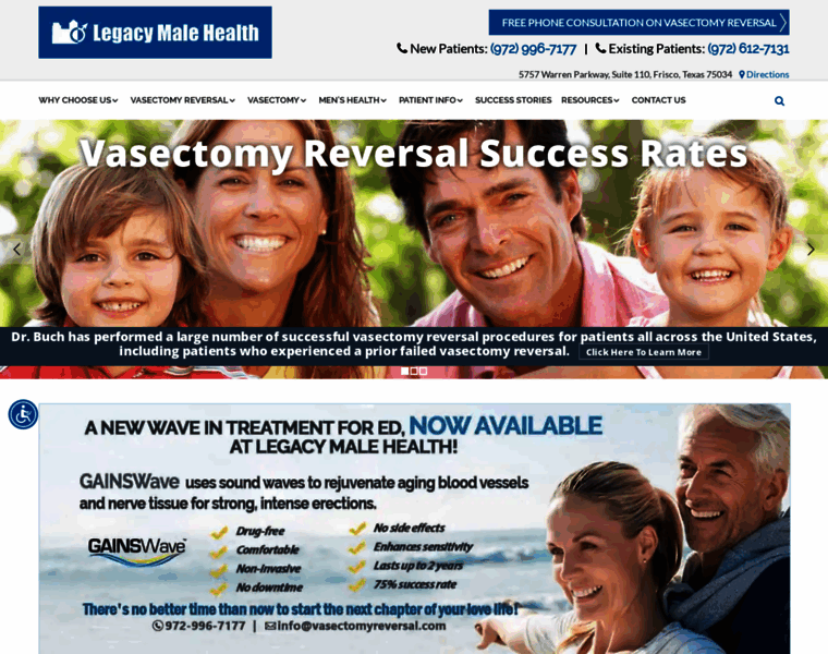Vasectomyreversaldoctor.com thumbnail