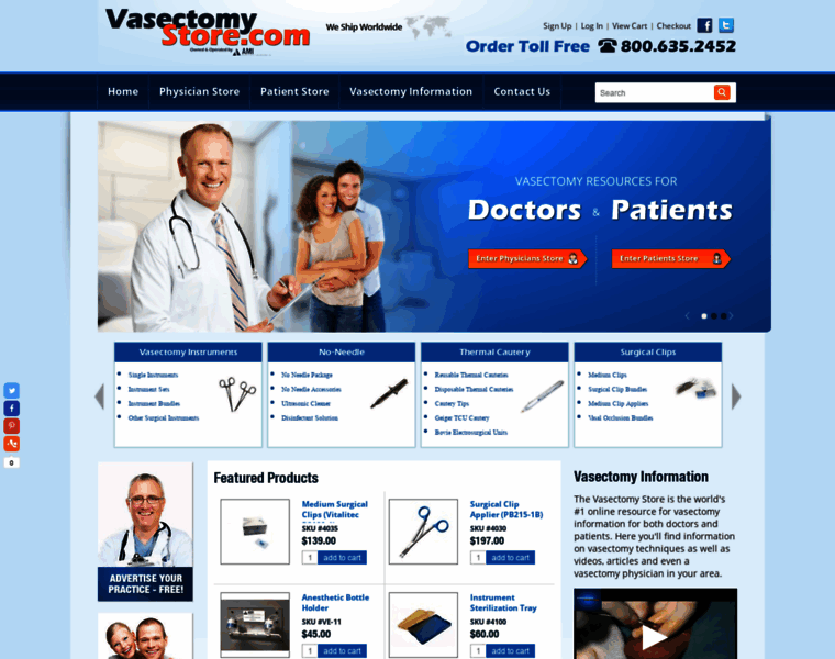Vasectomystore.com thumbnail