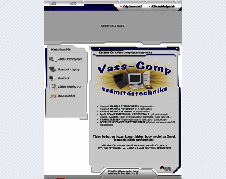 Vasscomp.hu thumbnail
