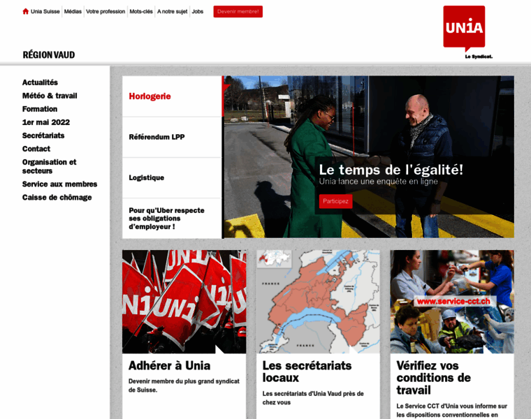 Vaud.unia.ch thumbnail