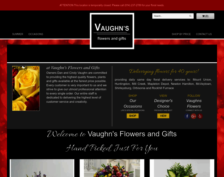 Vaughnsflowers.com thumbnail
