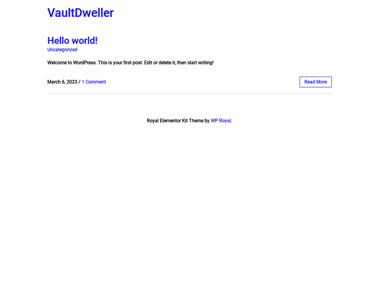 Vaultdweller.net thumbnail
